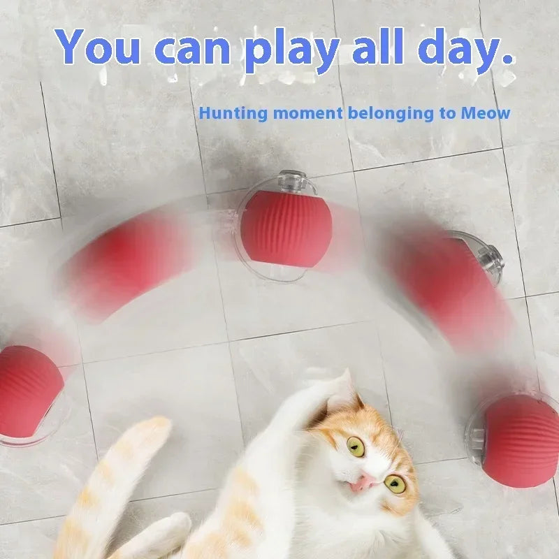 Smart Cat Ball Toy: Electric Rolling Ball for Cats and Dogs - Interactive and Automatic - USB Rechargeable